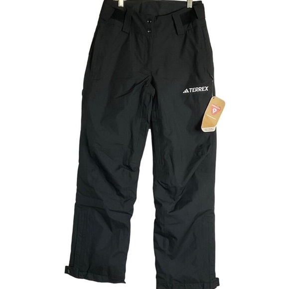 Adidas Terrex Xperior 2L Insulated x Parley Black Snow Pants Women's Size Large - Picture 10 of 15